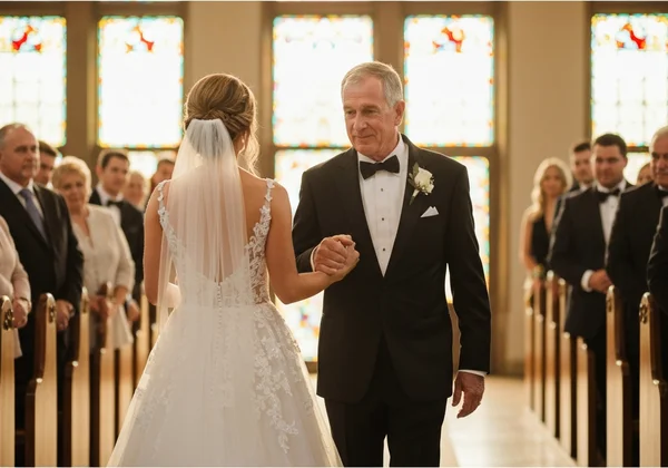 Wedding photographer using a DOF calculator on a tablet
