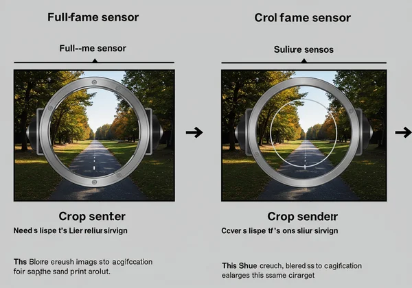 Comparing full-frame and crop sensors effect on sharpness